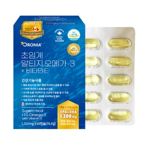초임계 알티지 오메가-3 + 비타민E PTP 개별포장 60캡슐
